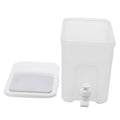 White PP Water Jug with Faucet E3555
