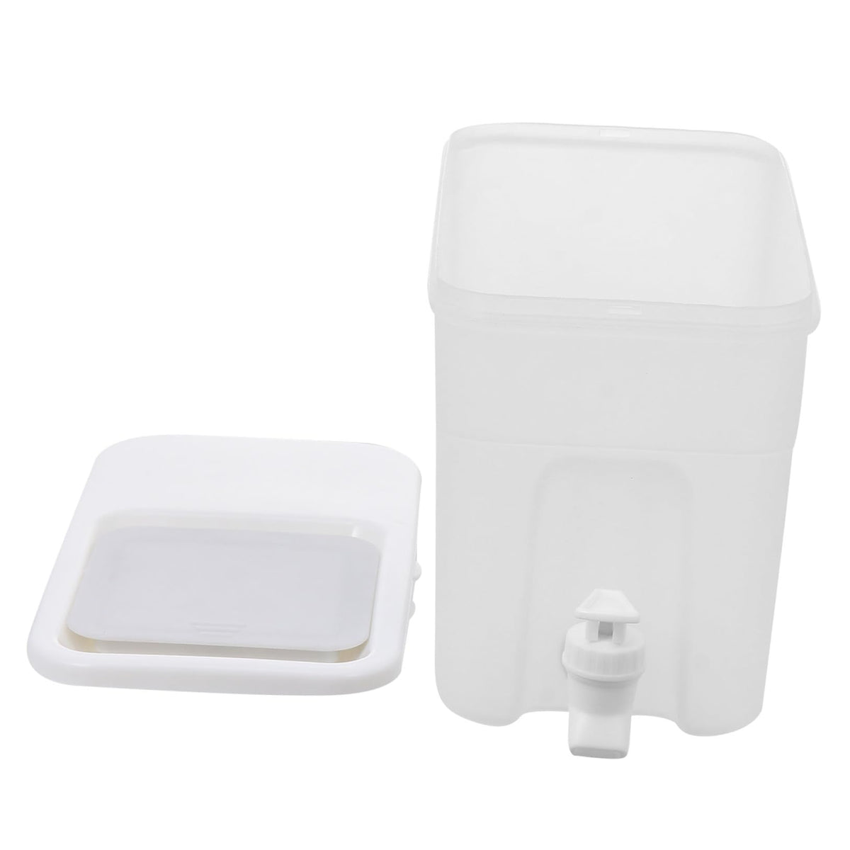 White PP Water Jug with Faucet E3555