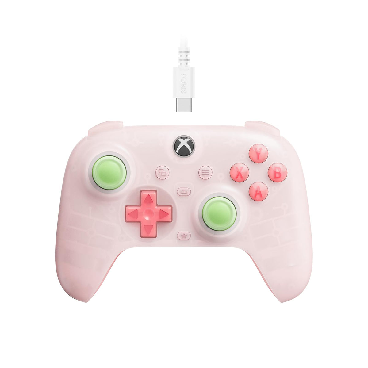 Wired Controller with RGB Lighting, Hall Effect Joysticks and Triggers, Translucent Pink G9574