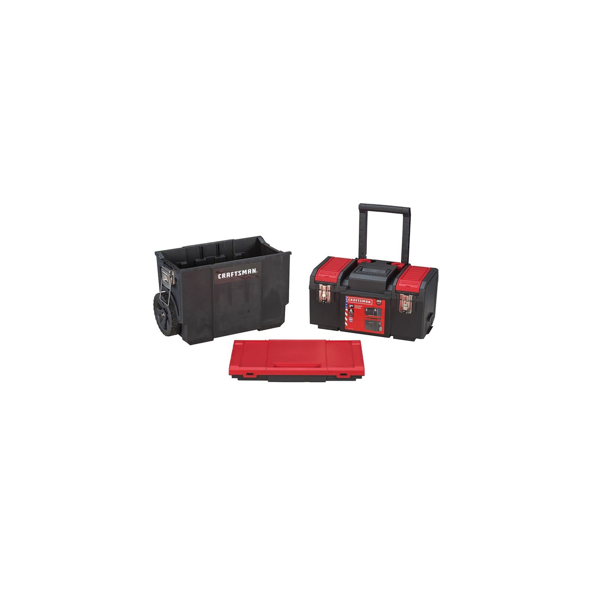 19-in. 3-in-1 Rolling Tool Box with Wheels C238