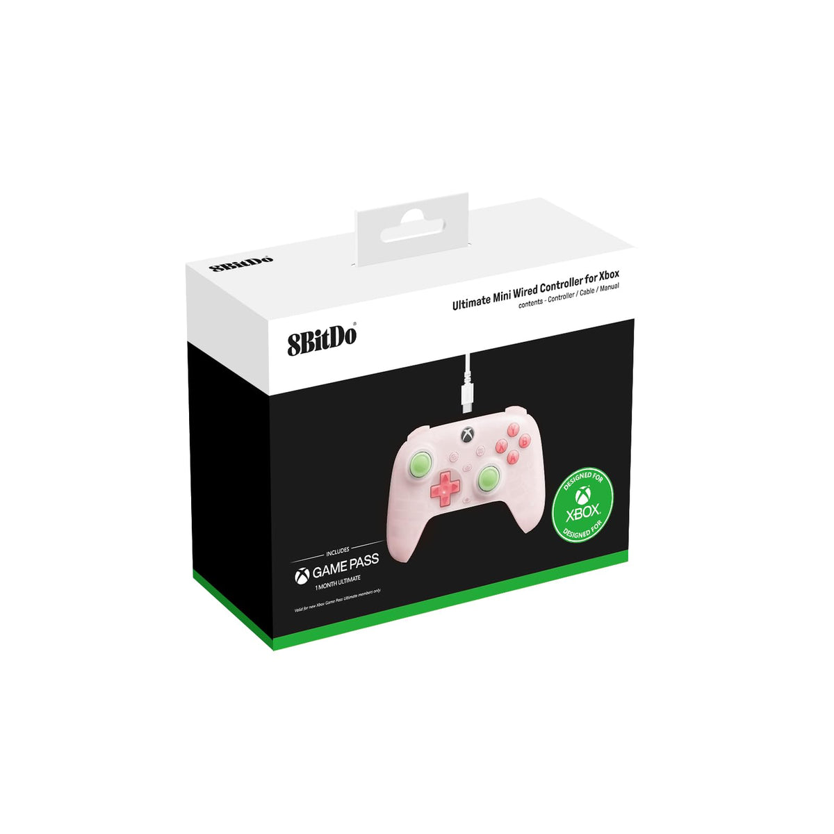 Wired Controller with RGB Lighting, Hall Effect Joysticks and Triggers, Translucent Pink G9574