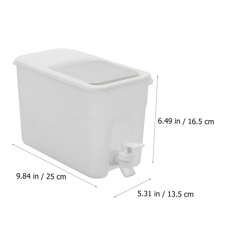 White PP Water Jug with Faucet E3555