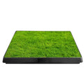 Indoor Dog Potty Training Pad with Removable Waste Tray, Artificial Turf, 25"×20" B745