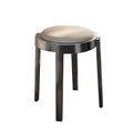 Round Stackable Stainless Steel Microfiber Leather Stools B739469