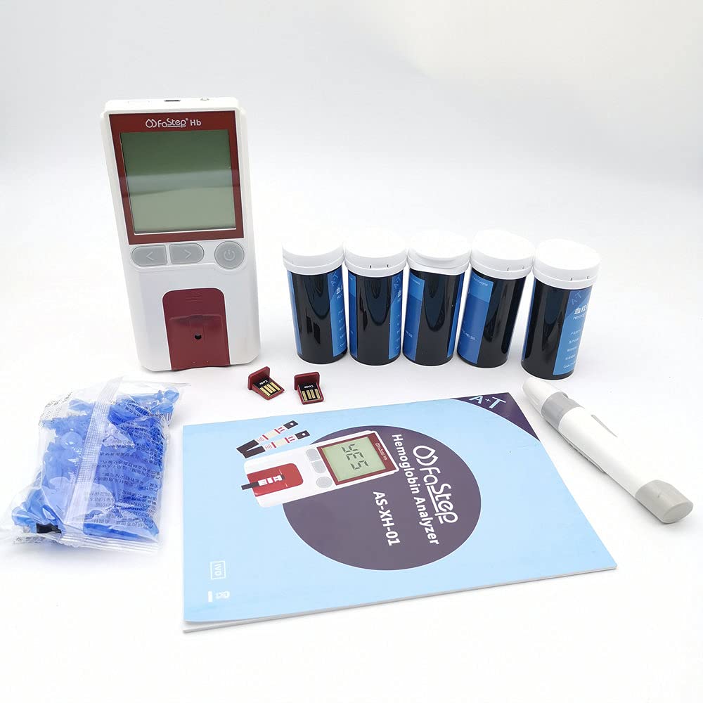 Hemoglobin Meter Kit with 125xStrips and 125xLancets D16363
