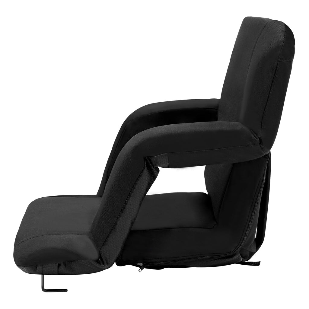 Folding Padded Stadium Seat with Cupholder Y919847