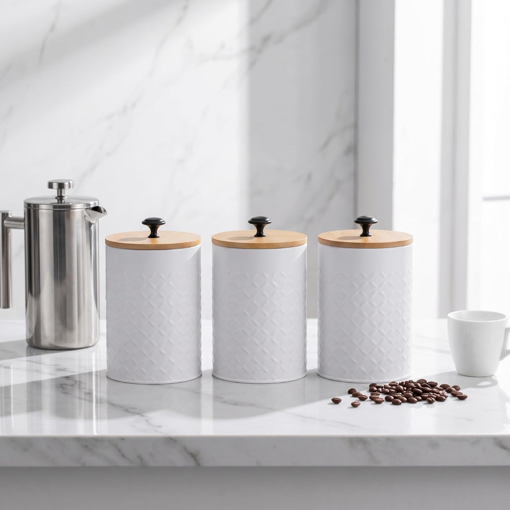 3 Pieces Kitchen Canister Set J309284