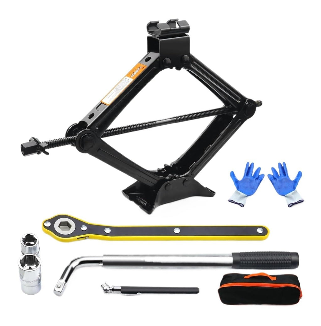 2 Ton Scissor Jack Kit with Lug Wrench D780388