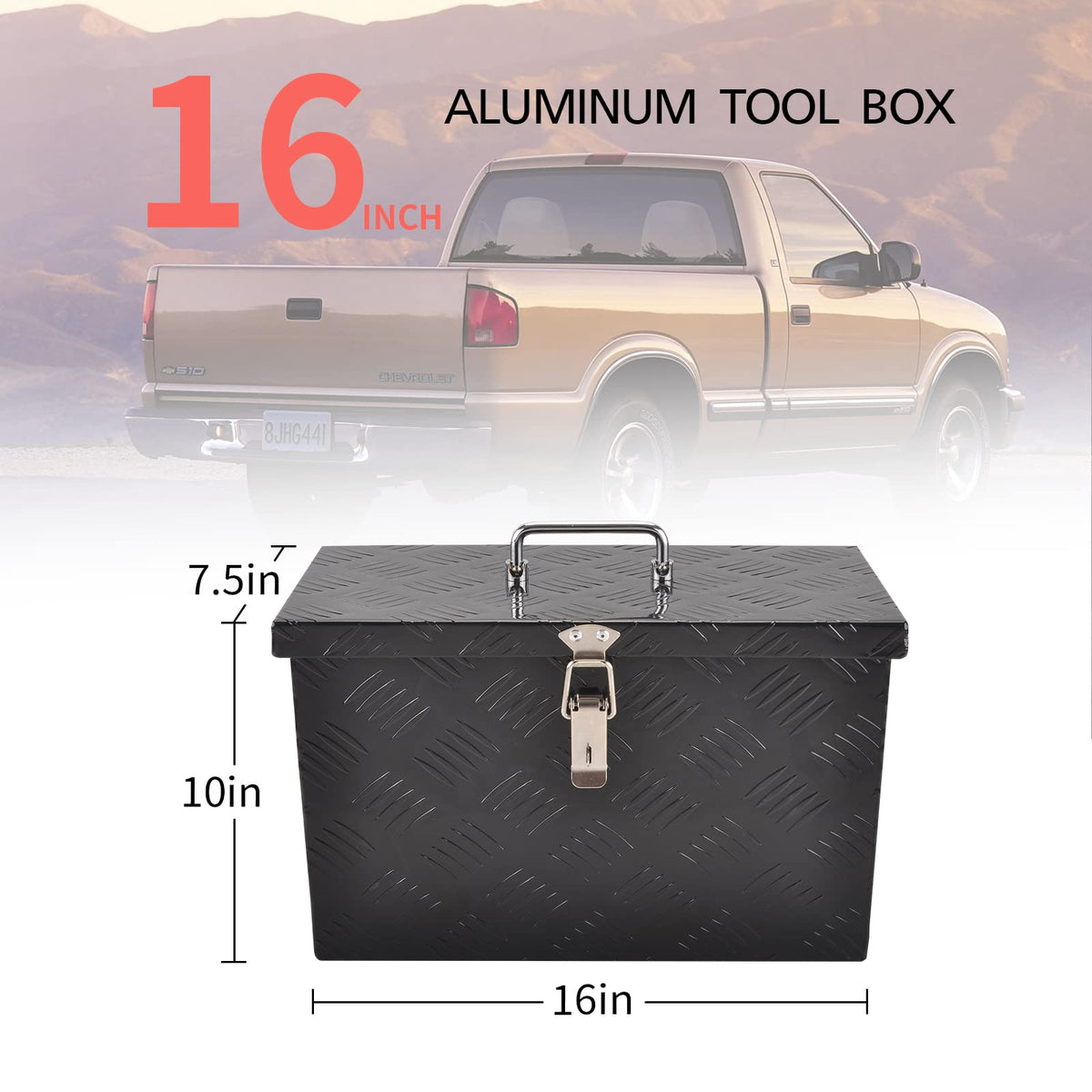 Aluminum Truck Tool Box with Top Handle C346509