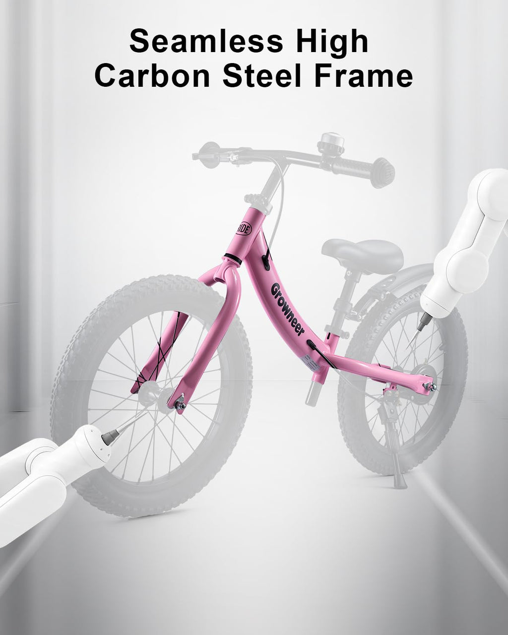 16" Pink Kids Balance Bike M60182