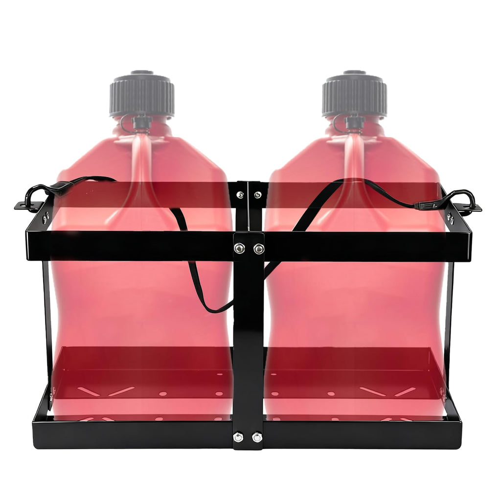 Gas Can Holder with Straps, Fits Two 5 Gallon Gas Can H4932
