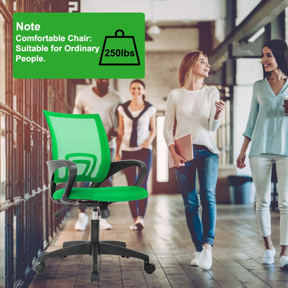 Ergonomic Mid-Back Swivel Office Chair Z916689