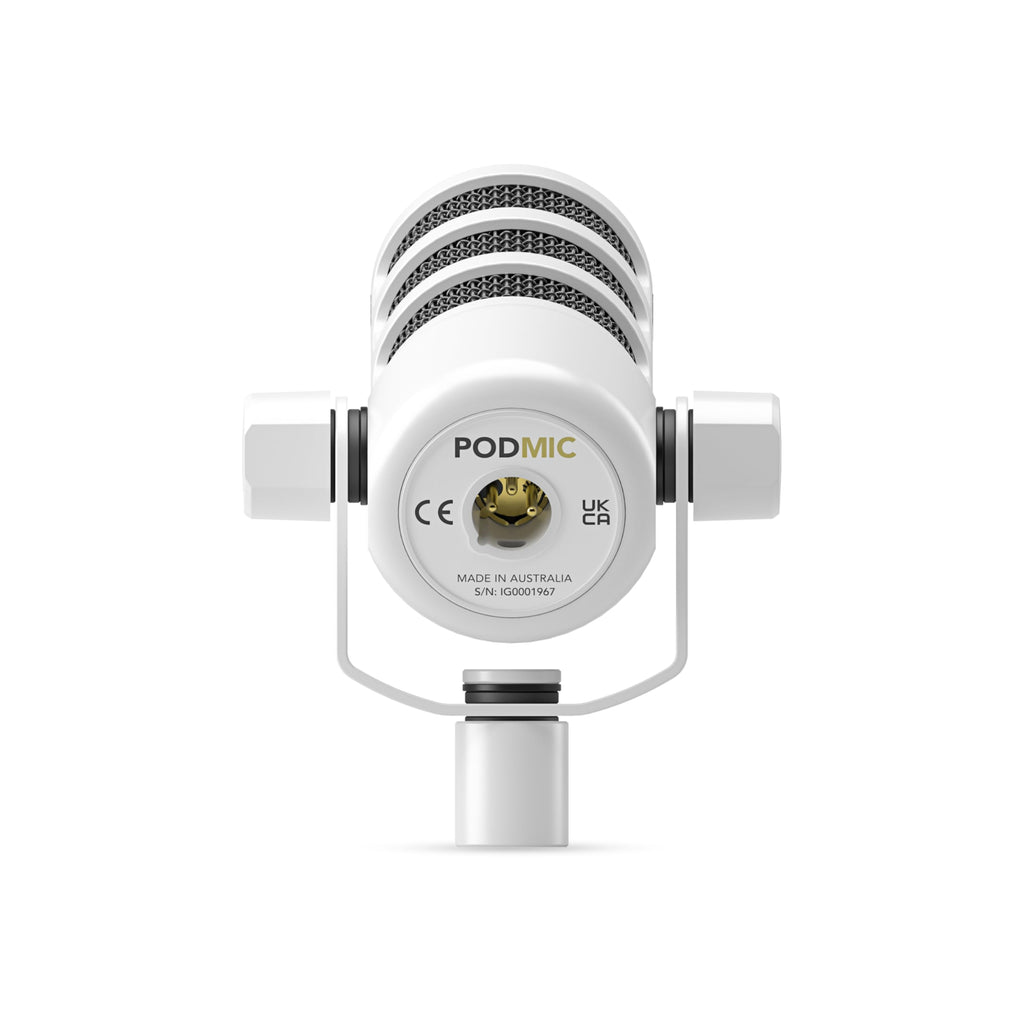White Cardioid Dynamic Broadcast Microphone Pair J166039