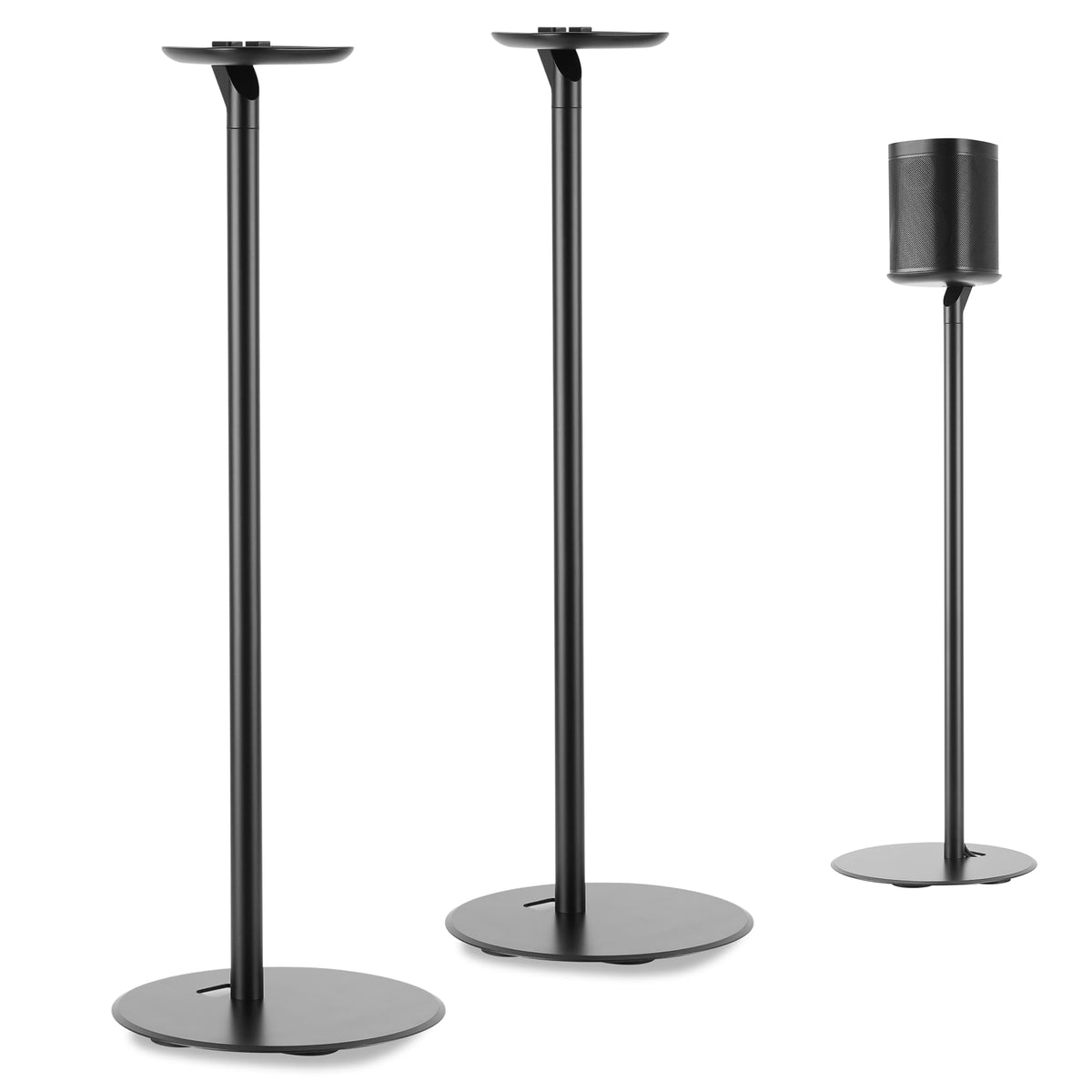 Black 2 Pack Speaker Stands P775