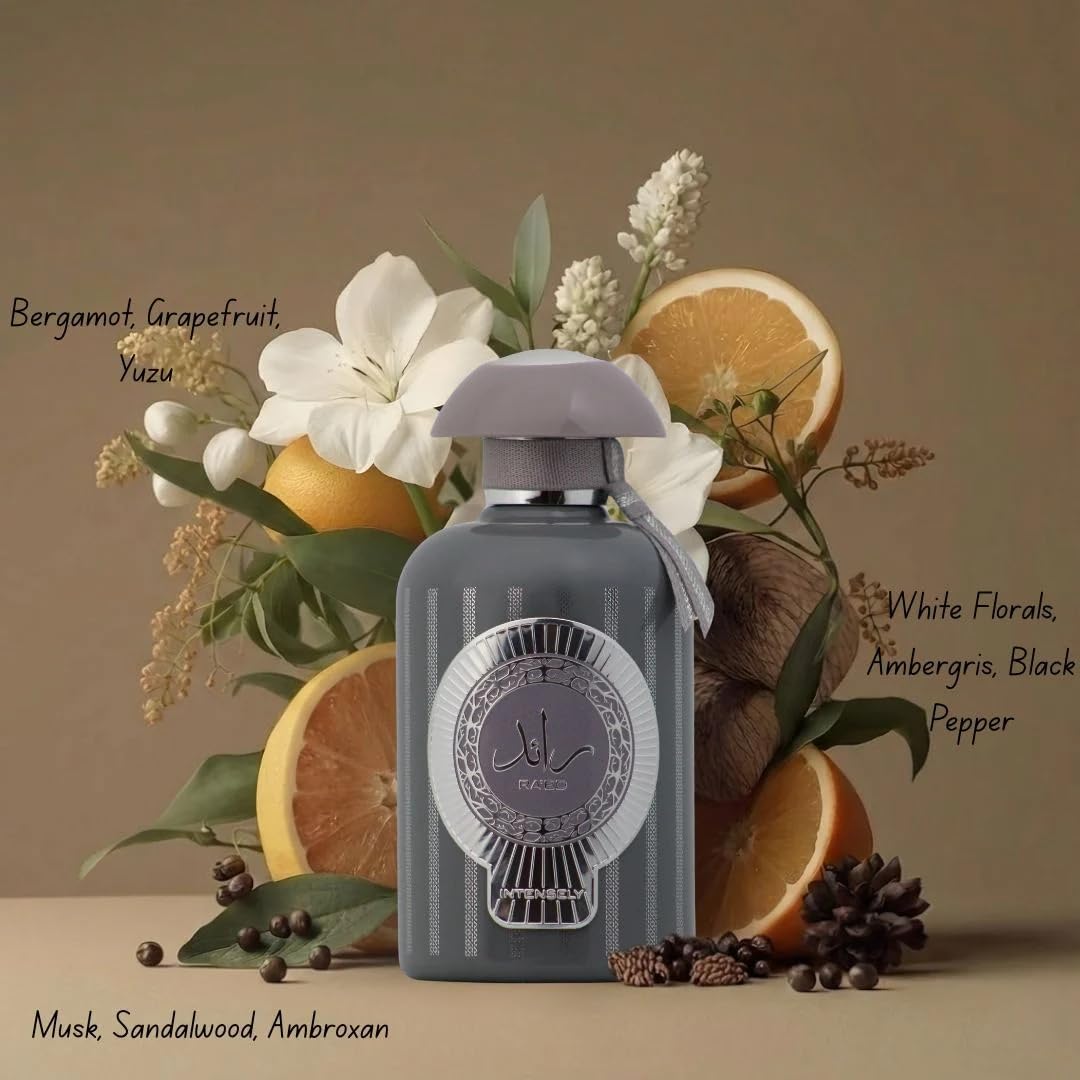 Citrus Spicy Amber Woody Eau de Parfum Spray 3.4 Ounce J6396