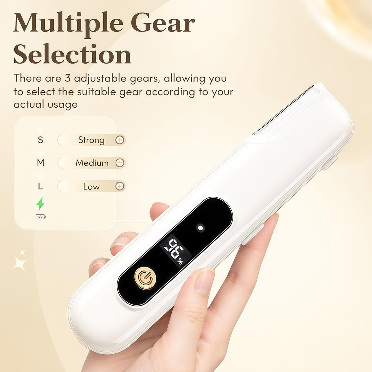 Sonic Dermaplane Razor with 5 Refill Blades S356880
