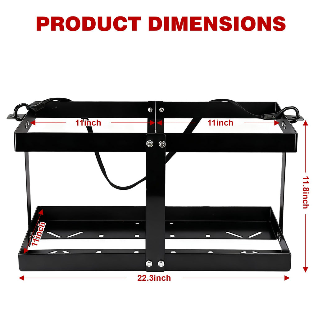 Gas Can Holder with Straps, Fits Two 5 Gallon Gas Can H4932