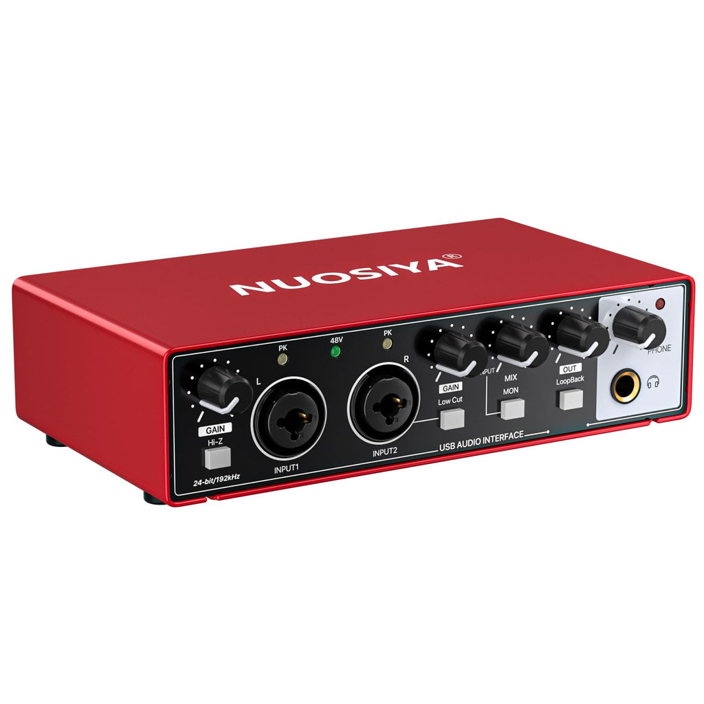 Red USB Audio Interface with 48V Phantom Power G13433