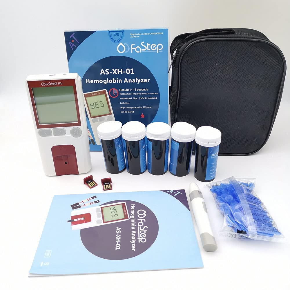 Hemoglobin Meter Kit with 125xStrips and 125xLancets D16363