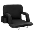 Folding Padded Stadium Seat with Cupholder Y919847
