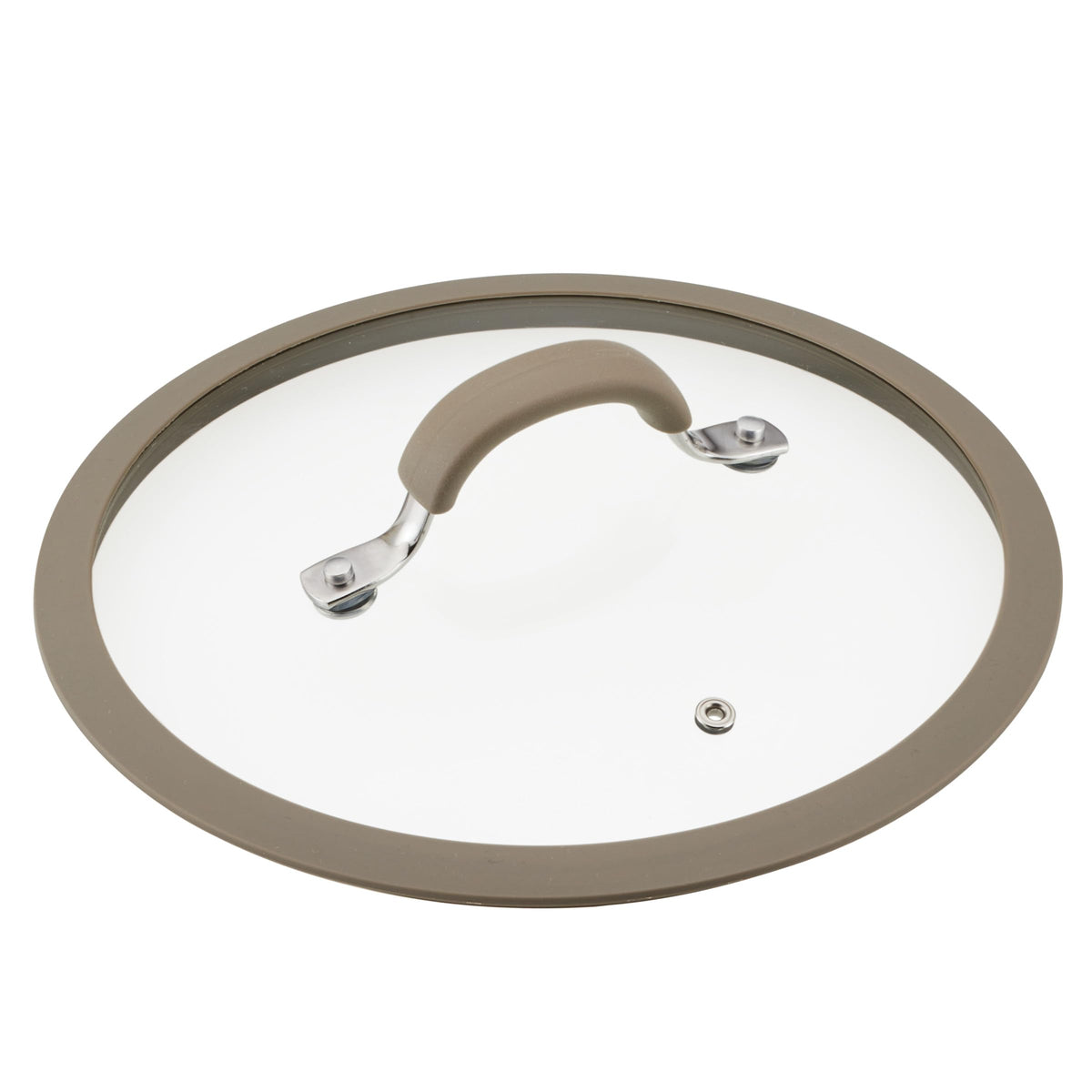 10-Inch Silicone-Rimmed Glass Lid B930092