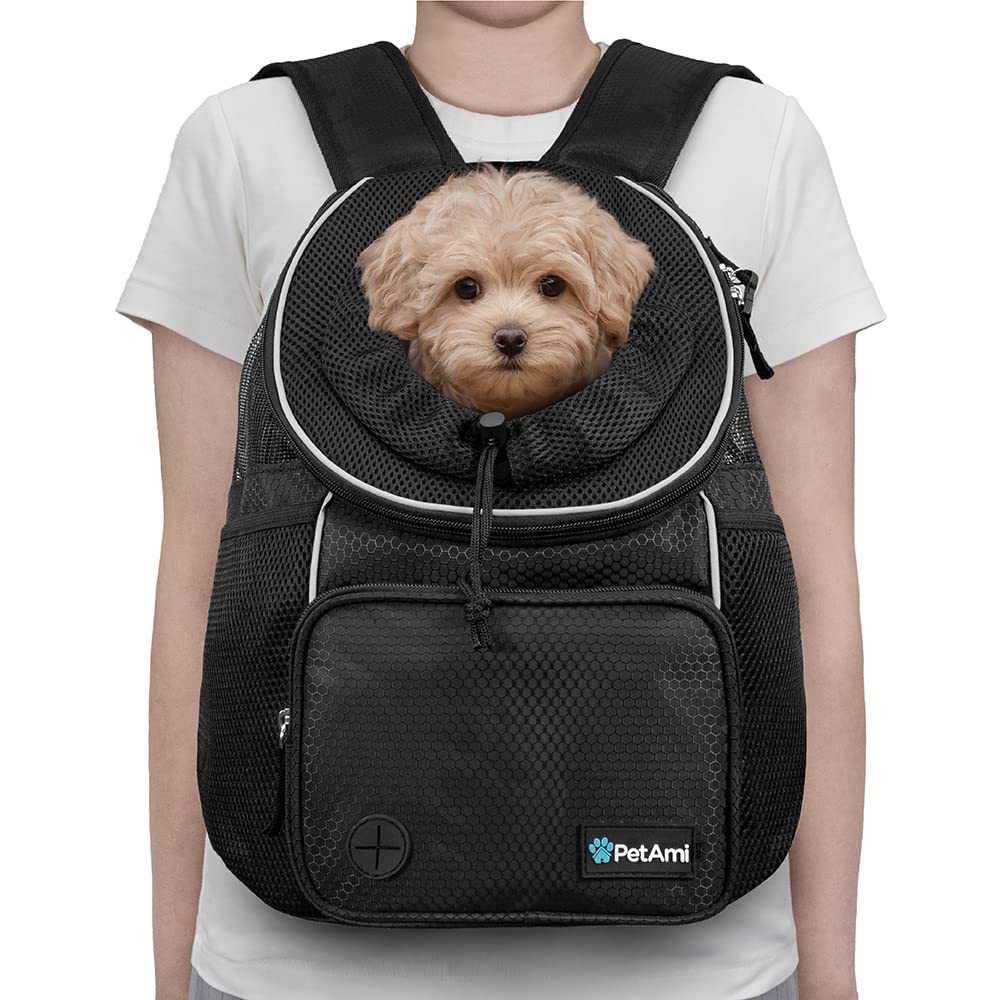 Adjustable Dog & Cat Carrier Backpack, Black T23354