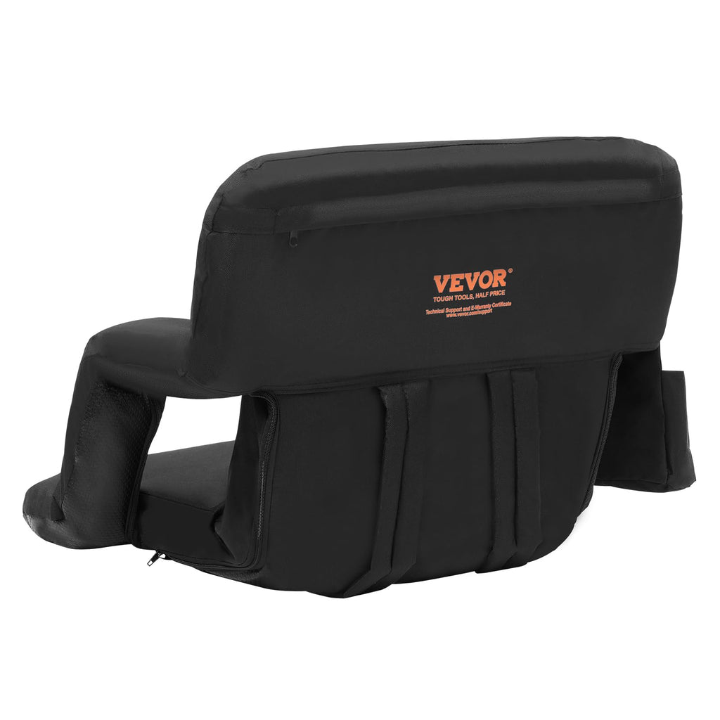 Folding Padded Stadium Seat with Cupholder Y919847