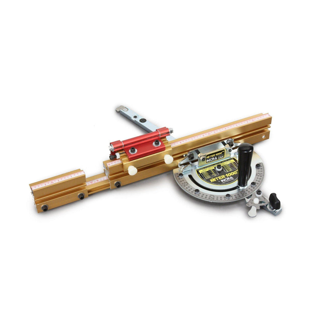 Miter Gauge with Telescoping Fence and Flip Shop Stop B5362