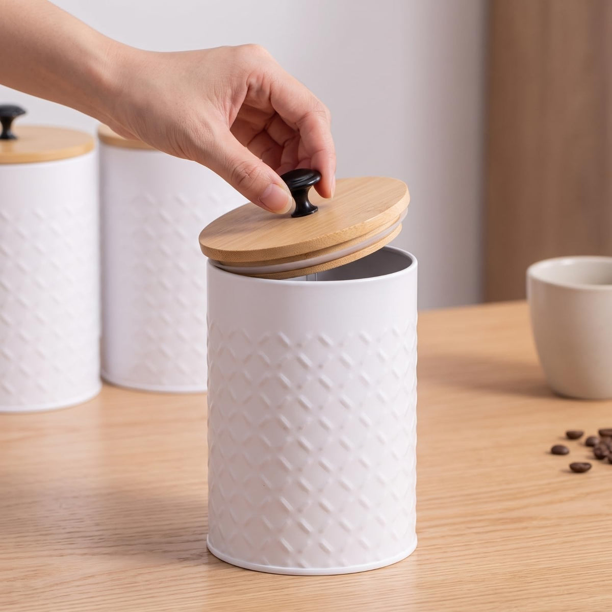 3 Pieces Kitchen Canister Set J309284