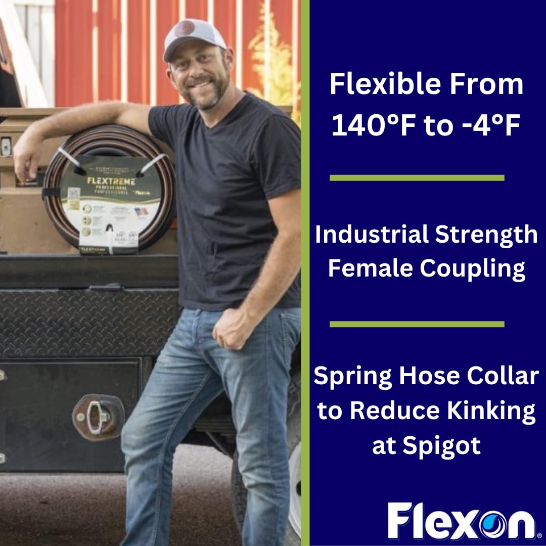 5/8" x 100ft Rubber Garden Hose Y352669