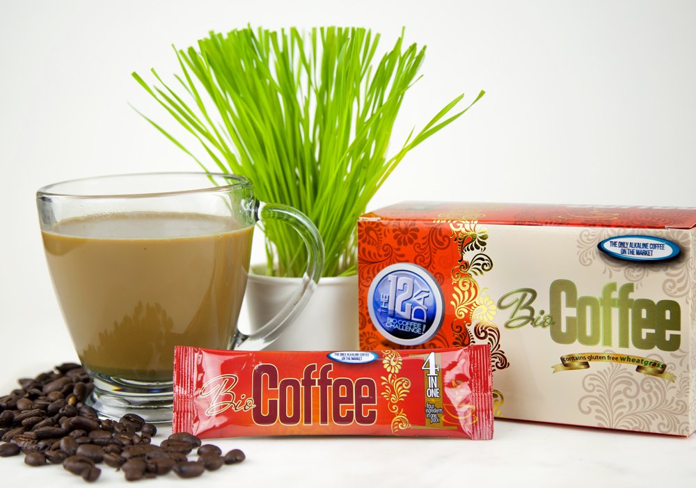 Organic Instant Non-dairy Alkaline Coffee 12 Sachet Box K24643