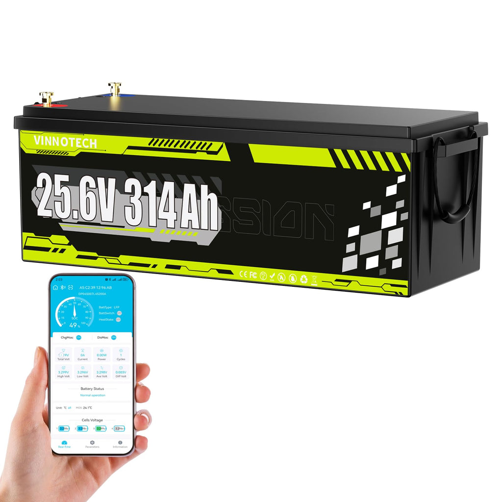 24V 300Ah LiFePO4 Lithium Battery with 200A Smart BMS V272274