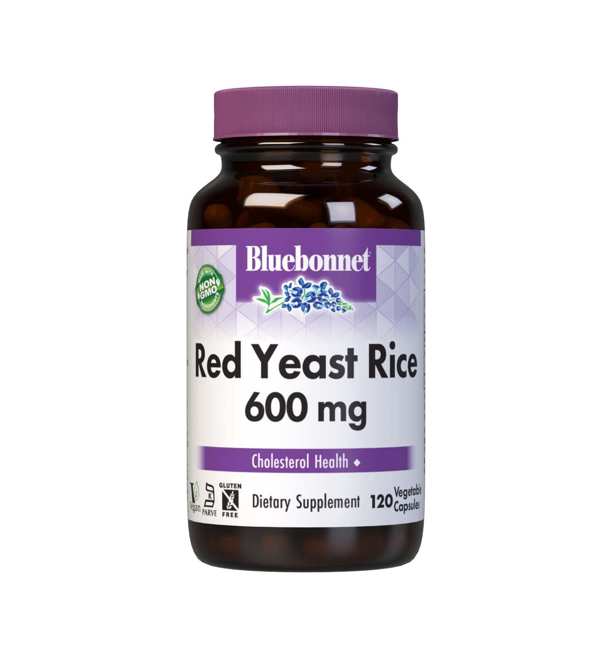 Red Yeast Rice 600 mg 120 Vegetable Capsules X680