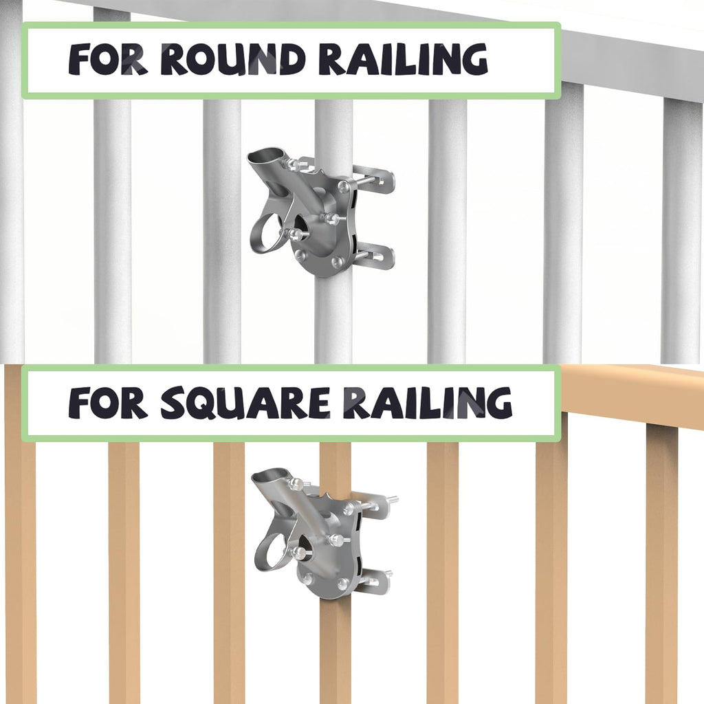 Aluminum Flag Pole Bracket for 1" Diameter Flagpole T14337