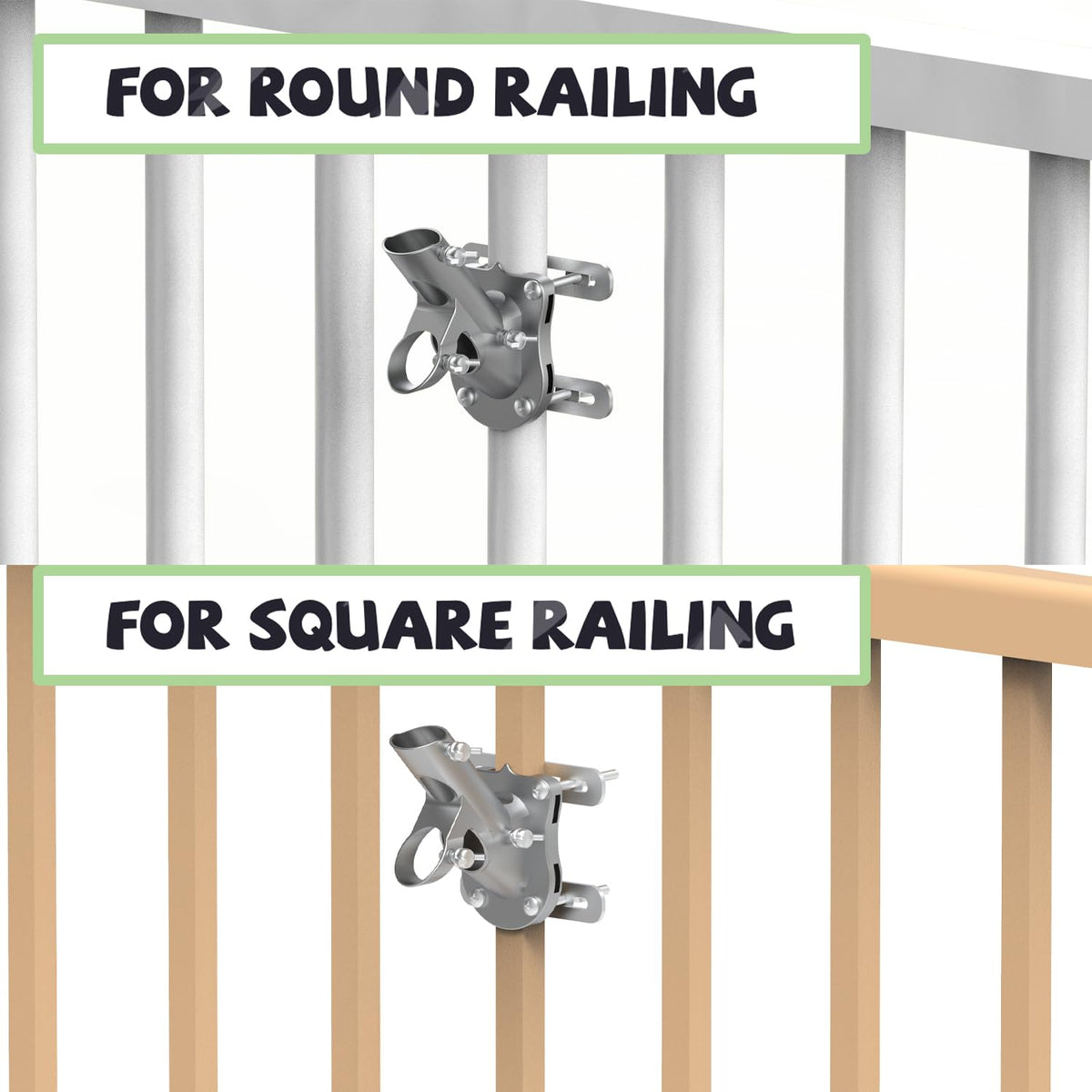 Aluminum Flag Pole Bracket for 1" Diameter Flagpole T14337
