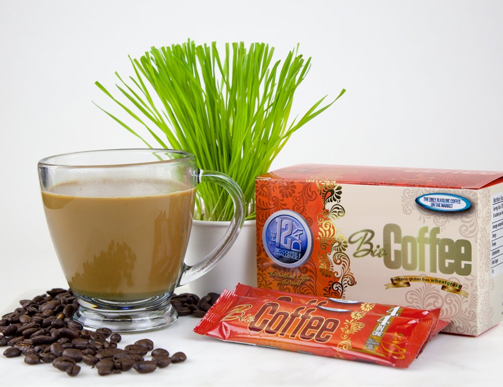 Organic Instant Non-dairy Alkaline Coffee 12 Sachet Box K24643