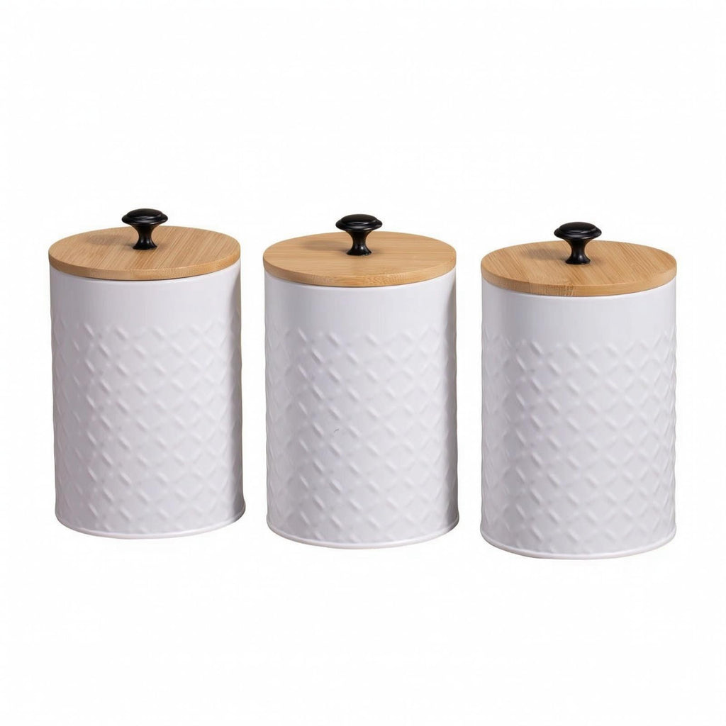 3 Pieces Kitchen Canister Set J309284