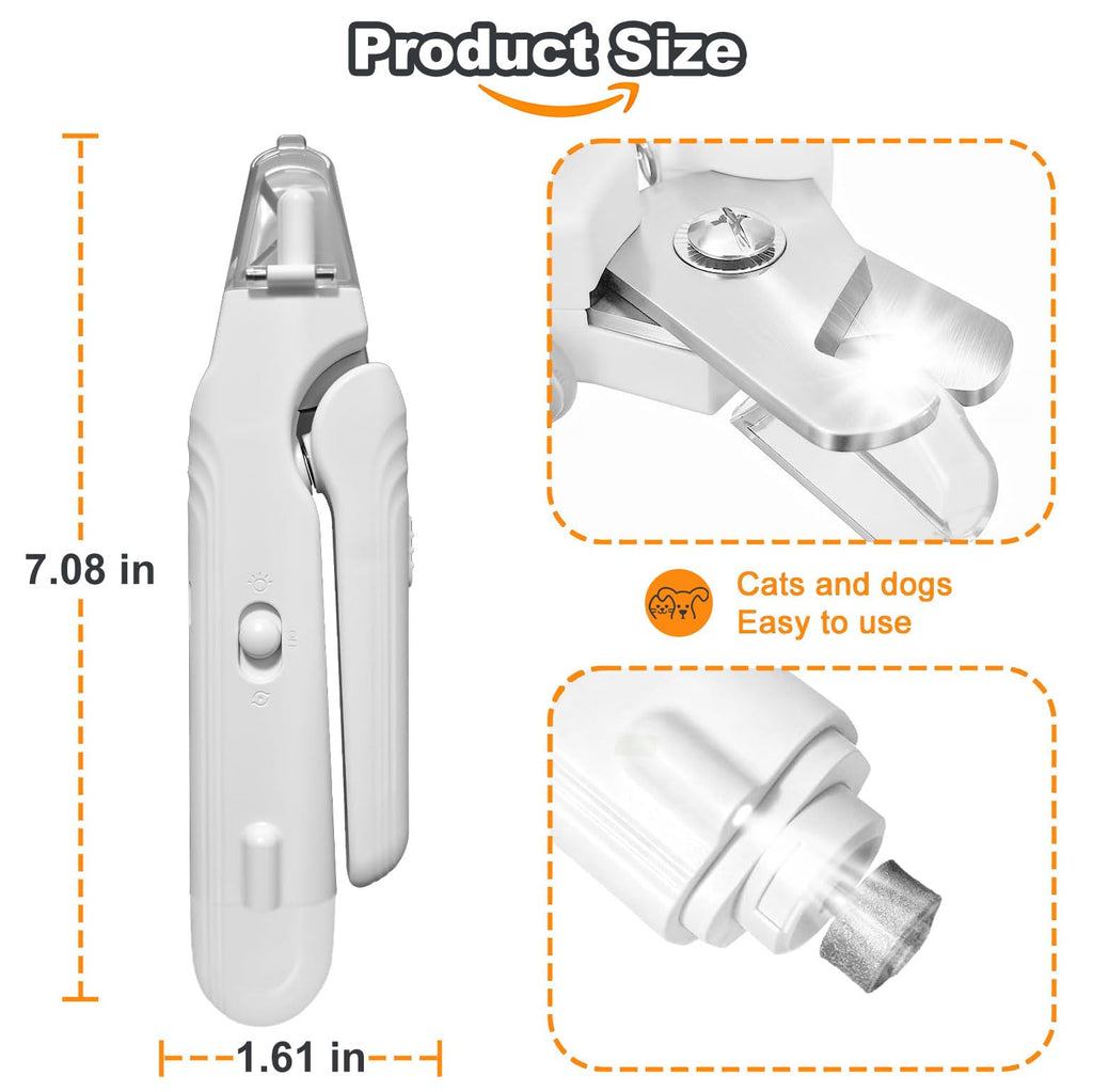 2-in-1 Dog Nail Grinder & Dog Nail Clipper F802722