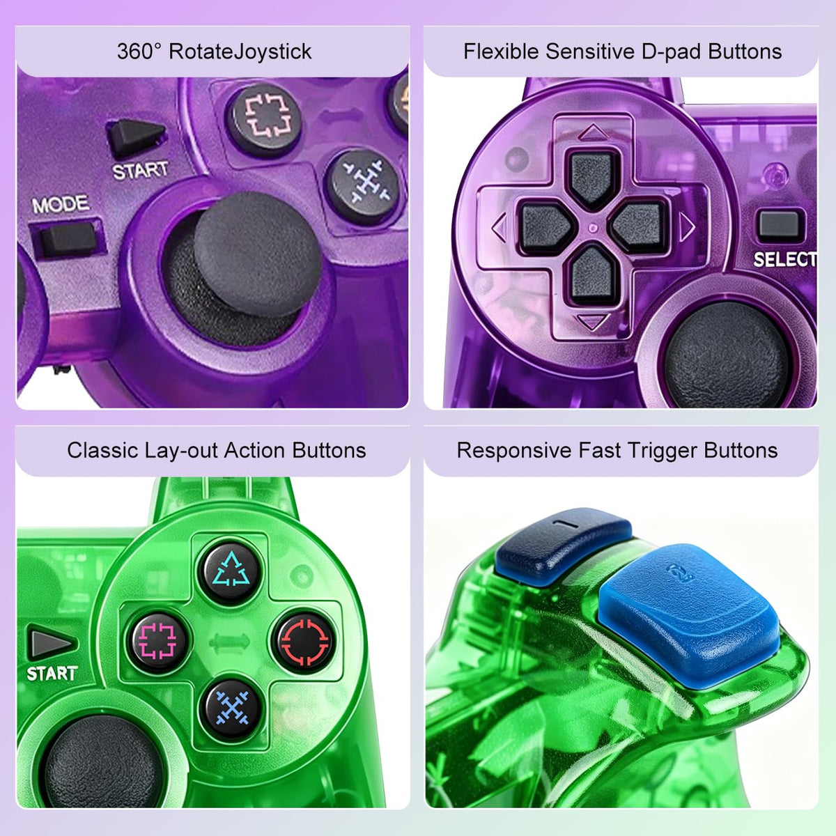 2 Packs Wireless Controller B961