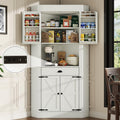 74" Corner Cabinet with Charging Station Y5609