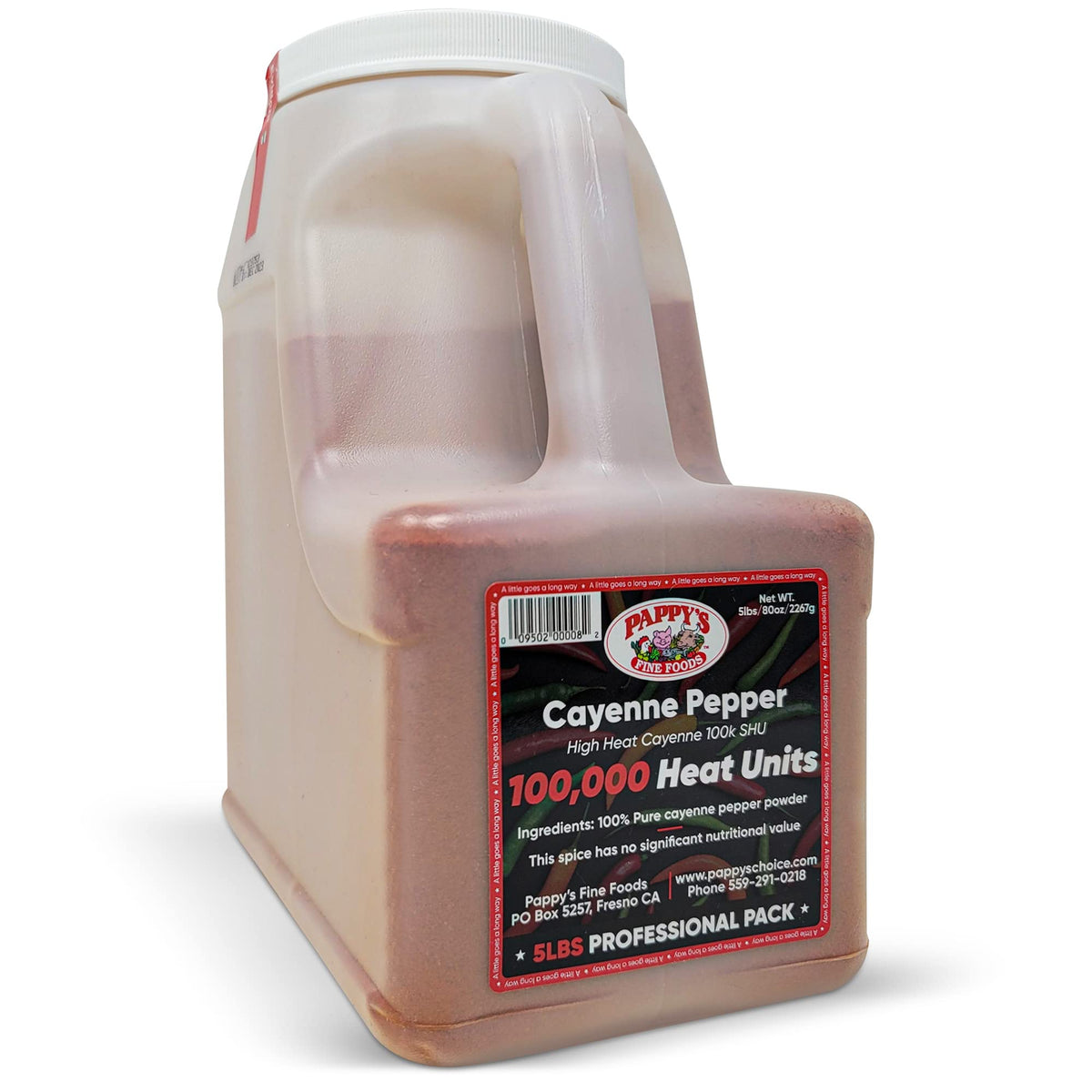 Cayenne Pepper Powder 5lb Jar Q213