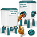 Chicken Feeder and Waterer Set 3 Gallon N8897