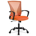 Orange Adjustable Mesh Ergonomic Office Chair with Lumbar Support L34730