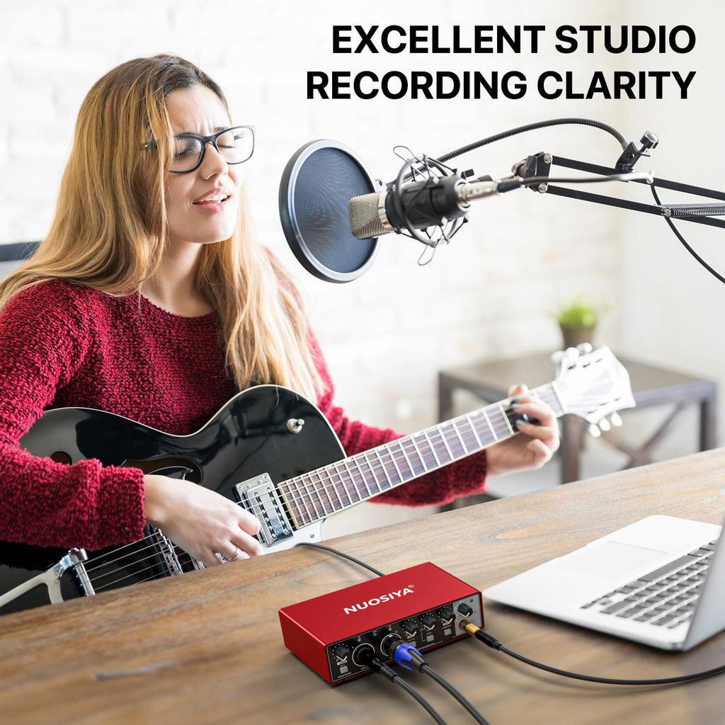 Red USB Audio Interface with 48V Phantom Power G13433