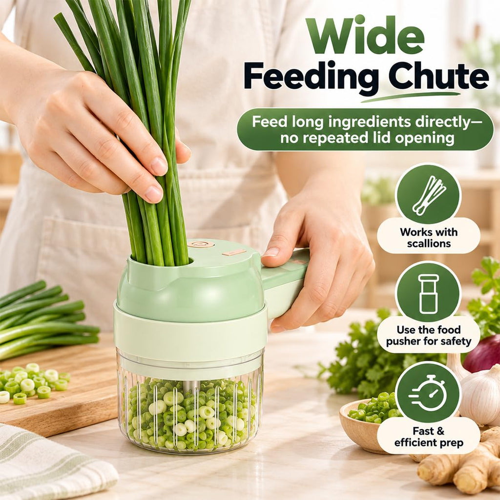 4 in 1 Wireless Electric Vegetable Chopper O55725