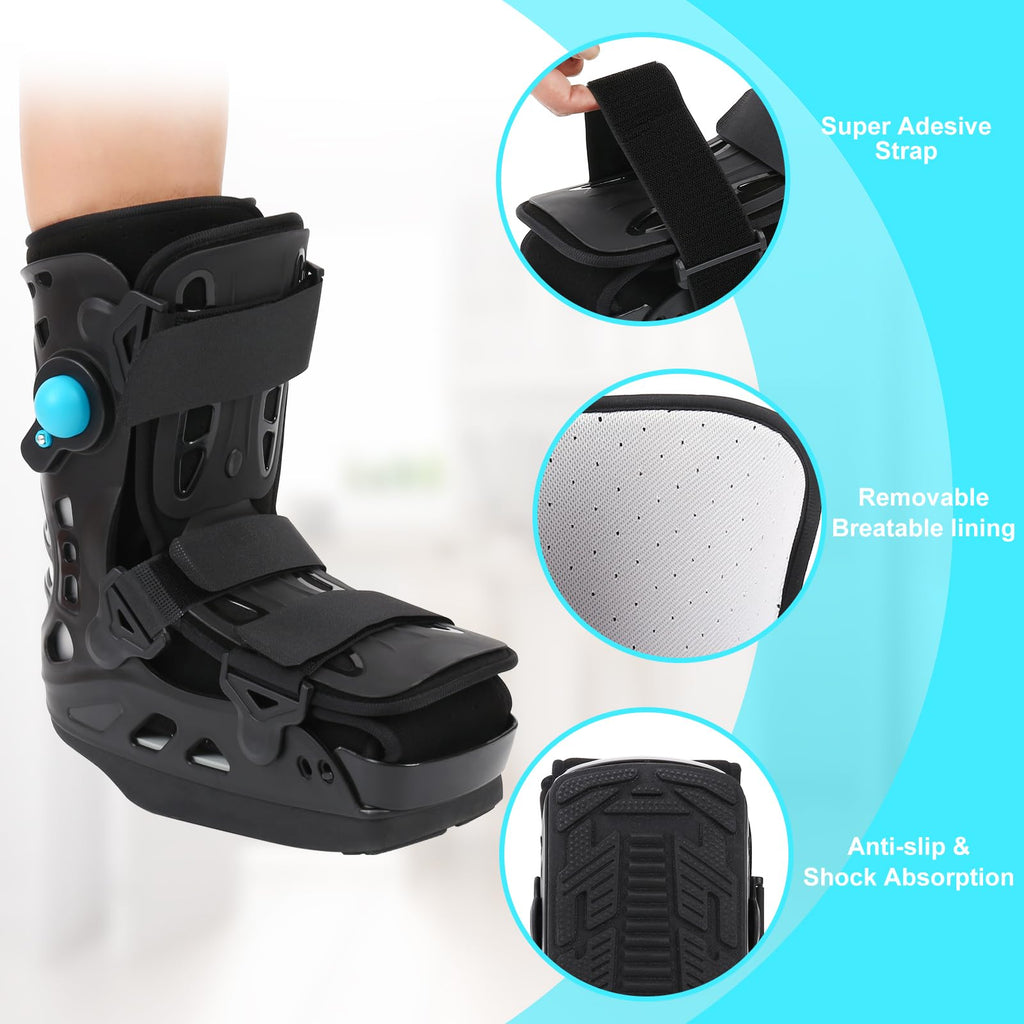 Inflatable Walker Fracture Boot Medical Short Air Cam Walker Brace Small Z313708