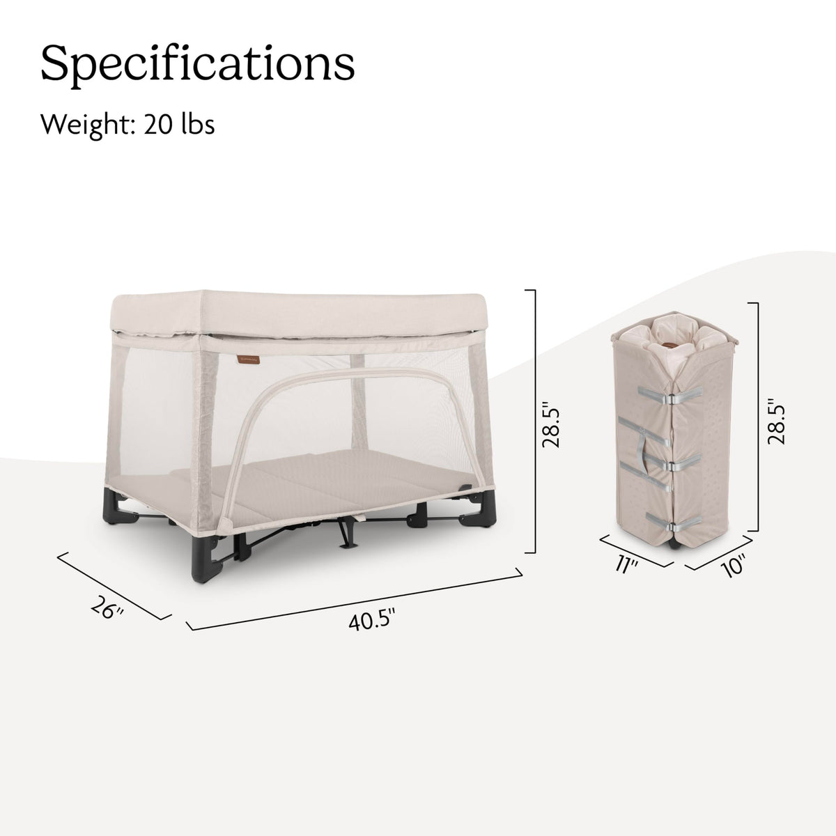 Portable Playard, Bassinet & Travel Crib G88183