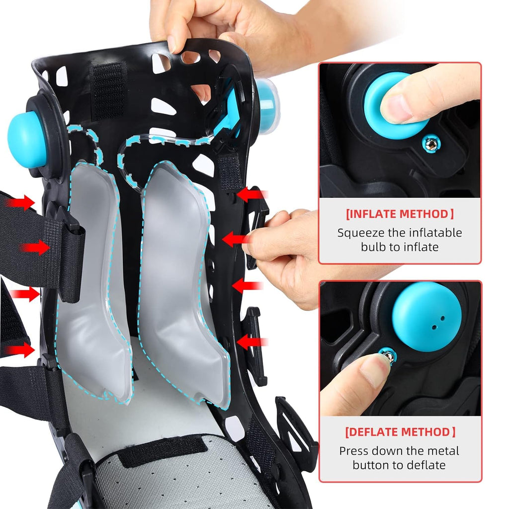 Inflatable Walker Fracture Boot Medical Short Air Cam Walker Brace Small Z313708