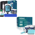 Blood Glucose Monitor Kit & 300 Test Strips M889