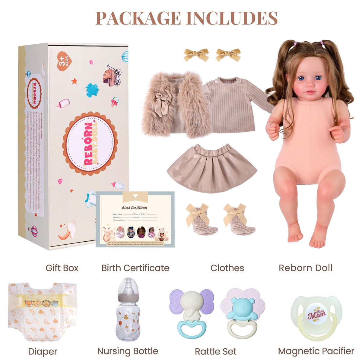 20 Inch Reborn Baby Dolls J50416
